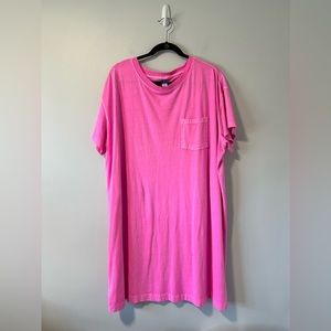 Old Navy Neon Pink Tshirt Dress